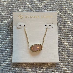 Kendra Scott elisa pendant necklace in rose quartz